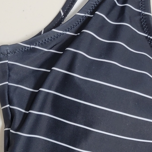 Zyia NWT Stripe Simplicity One Piece Swimsuit Size Medium. - Picture 15 of 16